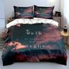 Walk By Faith Cloud Print Bedding Set Bedding Set (1 Duvet Cover, 2 Pillowcases, Duvet Not Included)