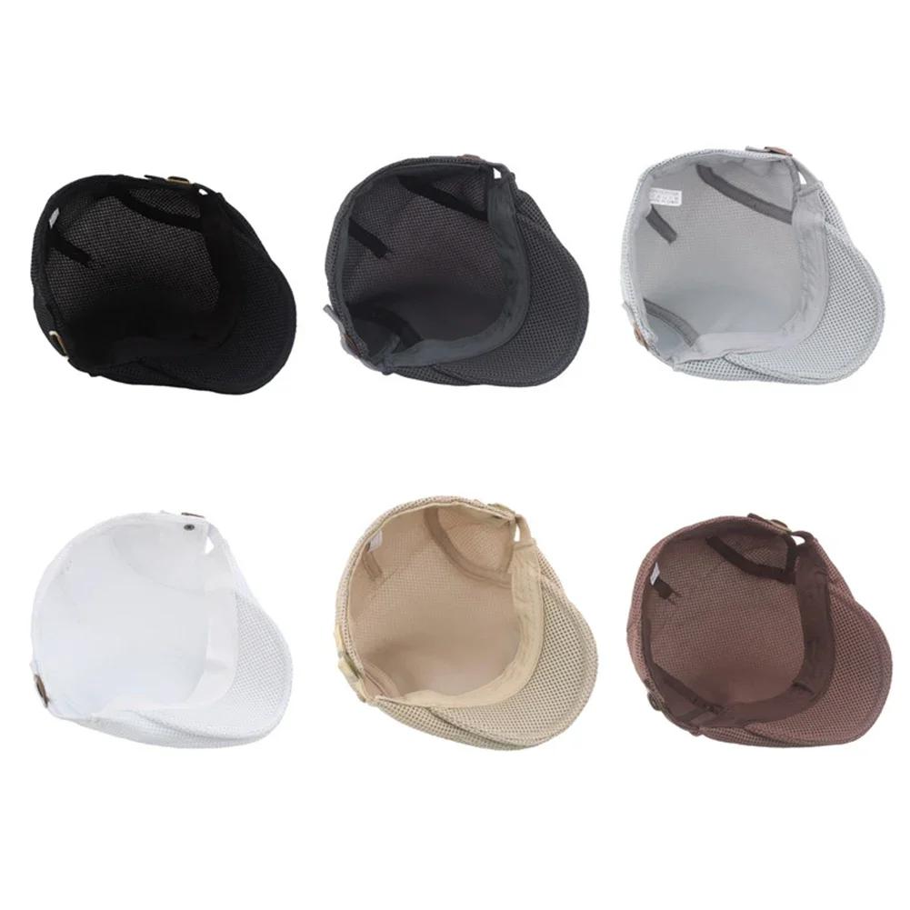 Mens Hat Lightweight And Breathable Mens Summer Ivy Cap Newsboy Beret Ascot Flat Cabbie Hat In Multiple Colors