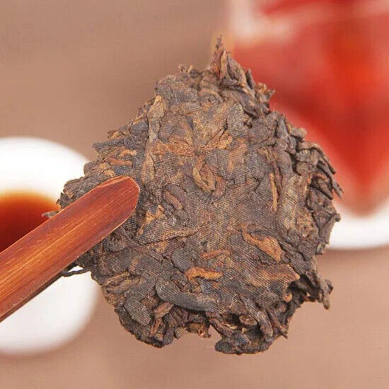 Спелый чай Пуэр Золотой бутон Лао Баньчжан Дань Чай Древнего дерева Спелый чай Пуэр — фото 6