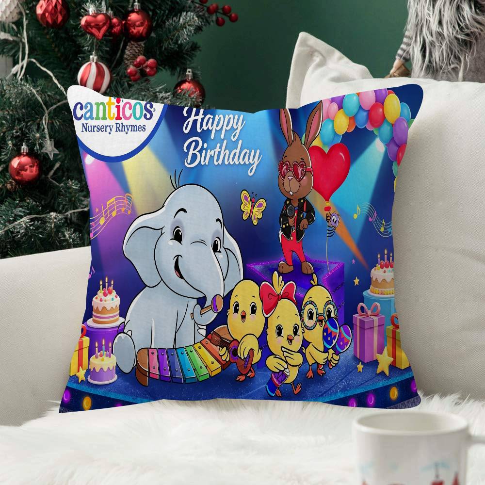 Cartoon animals Cushion Cover Inches Farmhouse Canticos Decor Home Throw Pillow Covers For Couch Decorations