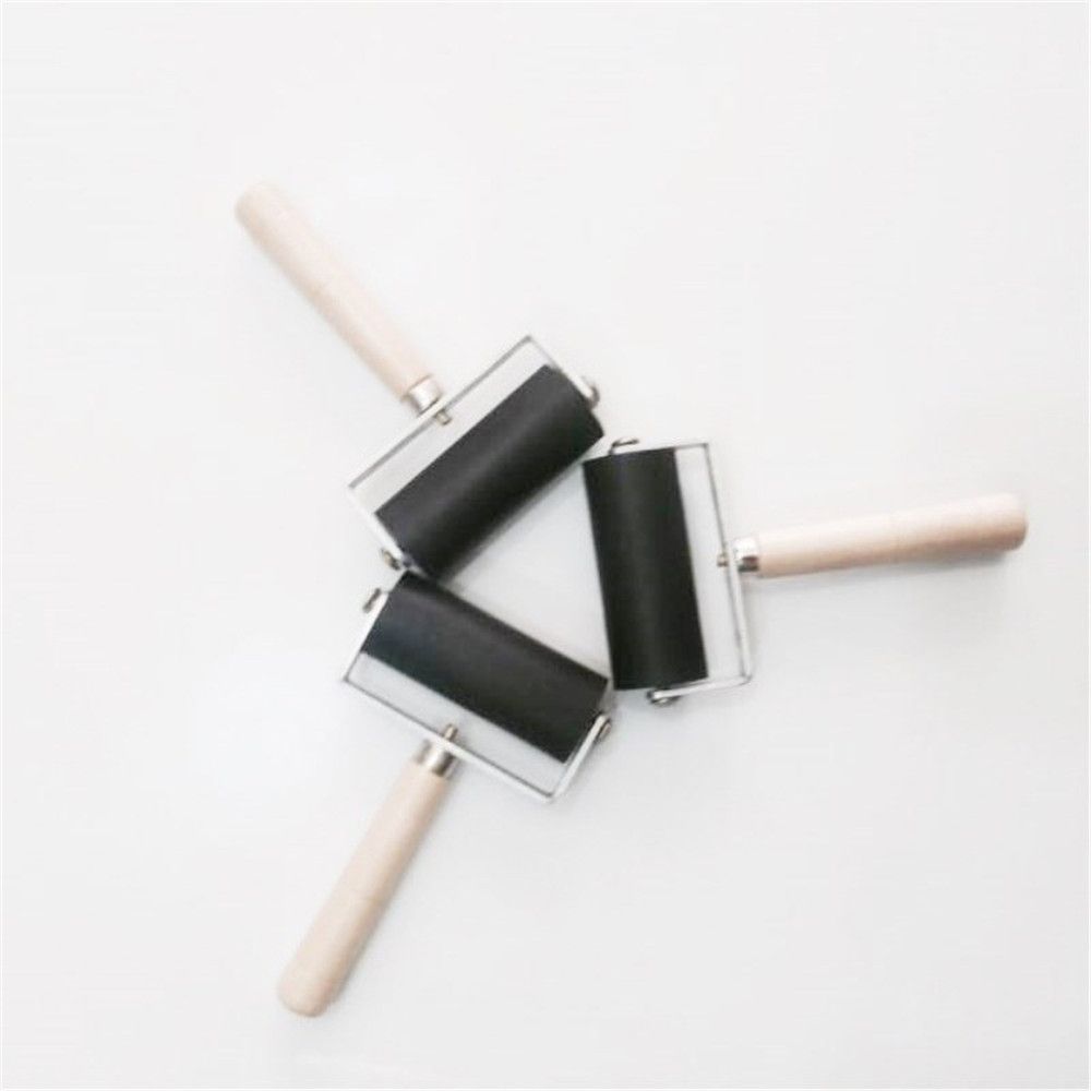 For Kids Professional Rubber Roller 6cm Art Ink Painting Tool Stamping Tool Printmaking Roller