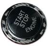 Car engine start/stop switch button with ring cover decoration for BMW 3 Series E90 E91 E92 E93 2005-2011 (black)