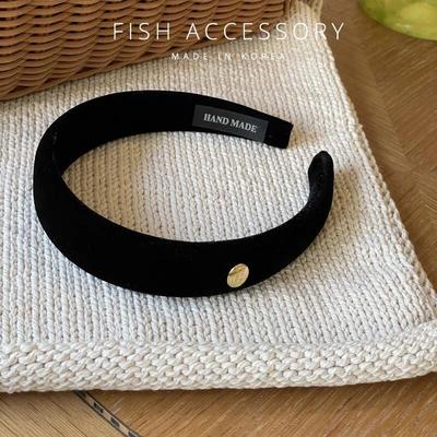 Retro Samt Haarband und Stirnband, Zart und Bequem, Hochdruck-Haarband
