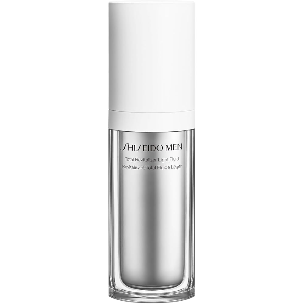 Shiseido Men Total R Light Fluid N Moisturizing Lotion for Men, 70mL, for Men s Skin, Moisturizing Skincare, High-Performance Anti-Aging Care, Citrus