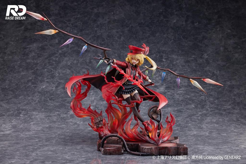 Raise Dream Touhou Project Flandre Scarlet Military Uniform Ver. Illustration by Jun Minami 1/6 Scale Painted Complete Figure