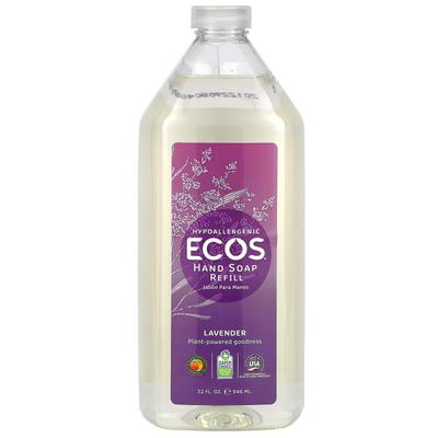 Ecos, Рідке мило для рук, Лаванда, 32 рідкі унції (946 мл)