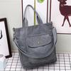 Retro Corduroy Women Handbags Large Capacity Messenger Totes Ladies Fashi Simple Designer Zipper Shoulder Wild Cloth Bag