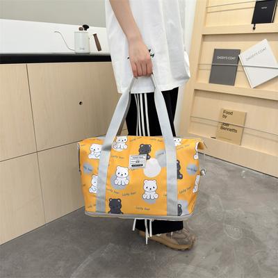 Large-capacity Women's Hand-held Travel Bag, Fitness, Short-distance Business Trip, Luggage Bag, Travel, Pull Rod, Maternity Storage Bag.