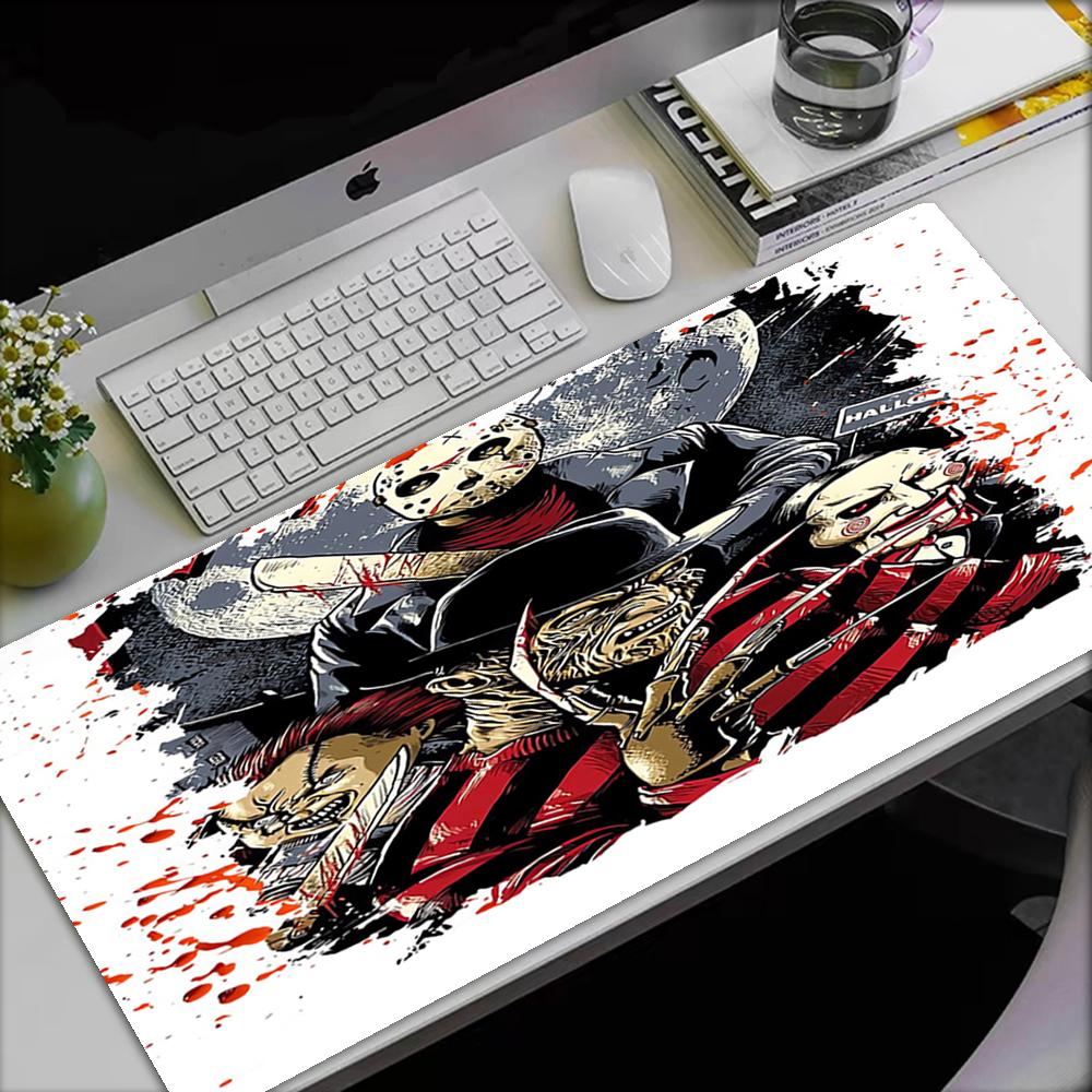 Halloween horror Theme Mouse Pad, Non Slip Rubber Base, Multifunctional Office & Home Decor, Perfect for Workspace Personalization.