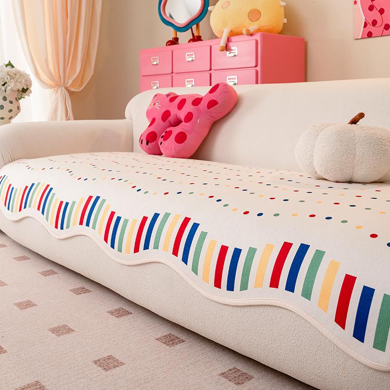 

Dopamine special-shaped sofa cushion is universal in all seasons 2025 new non-slip cartoon seat cushion irregular cover cloth 90*90cm