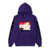 Tokyo Revengers Anime Pullover Hoodie, Takemichi Group Character Print Long Sleeve Sweatshirt Unisex Street Hoodie with Japanese Sleeve Letter
