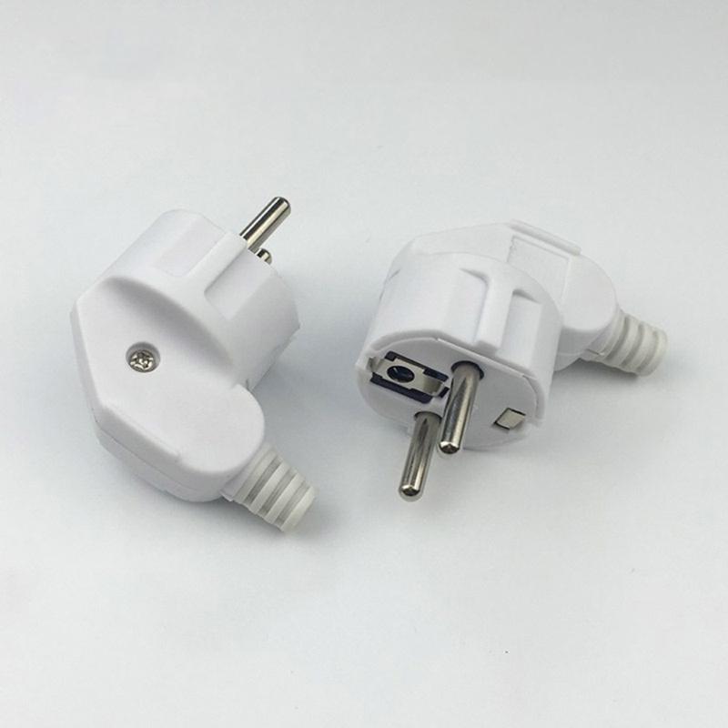 European Styles 16A AC250V Power Plugs With Pull Designs for Germany And Frances Use Sturdy Plastic Shell Materials