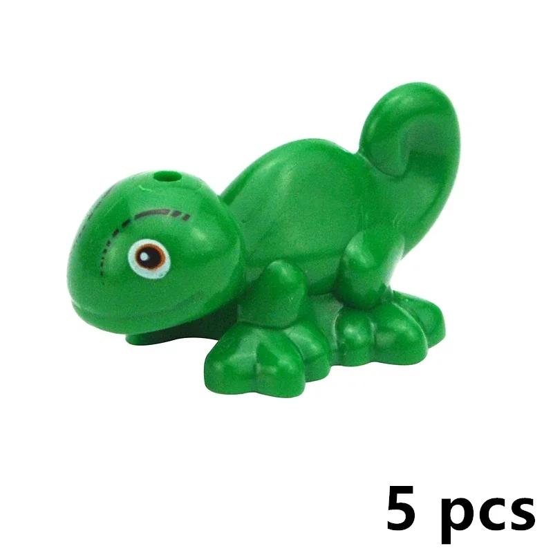 DIY Creative Model Cute Animal MOC Building Blocks Brick Little Pet Zoo Dog Duck Tortoise Penguin Cat Pig Bird Rabbit Toys