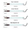 Professional Mixed Bristle Brush Pen Set (Wolf & Purple Hair) for Calligraphy, Painting, and Practice Writing