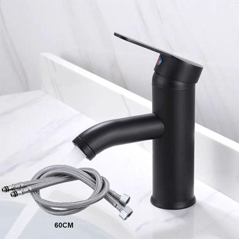 Basin Faucet Stainless Steel Bathroom Faucet Mixer Tap Hot Cold Water Basin Sink Tap Bathroom Faucet Tap