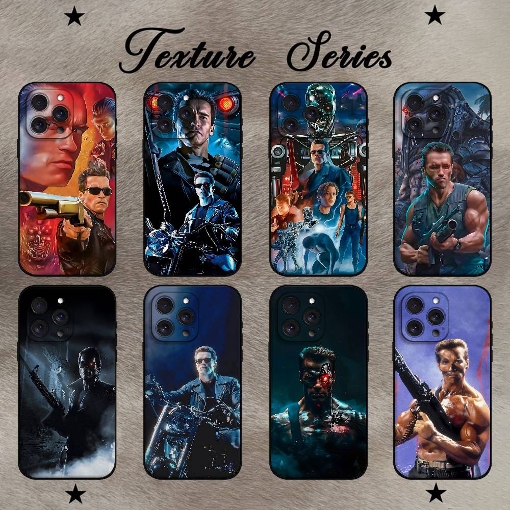 Arnold Schwarzenegger Terminator Phone Case For IPhone 17 16 15 14 13 12 11 PRO MAX PLUS Mini TPU Soft To Skin-friendly Case