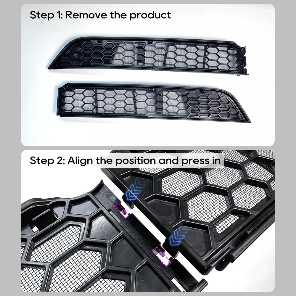 Lower Bumper Anti Insect Net For Tesla Model Y 2025 Launch Anti Dust Proof Inner Vent Grille Cover Insect-proof Front Cover
