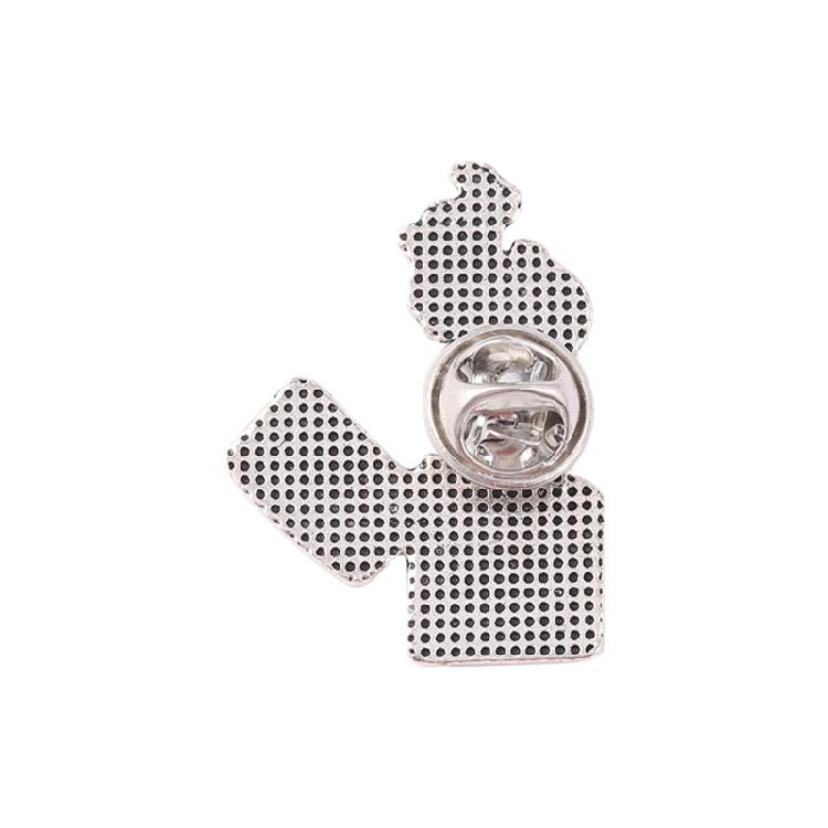 Creative Burn It All Punk Alloy Pins Gothic Cartoon Lighter Brooch Badge Jew