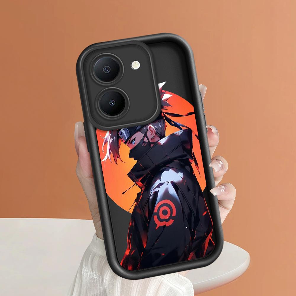 Soft Silicone Square Ladders Cartoon Pattern Full Cover Camera Protection Shockproof Case for iPhone Infinix Tecno Vivo