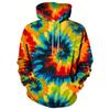 Men's Hoodie  Tie Dye Print Sweatshirts For Men Casual Hooded Shirt Y2k Hoodies Pullover Clothes Harajuku Top Men's Clothing