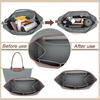 Purse Insert Organizer Felt Multi-compartment Bag Insert Purse Organizer Insert with Zipper Pocket for Women Purse Handbag