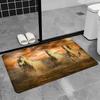 Horse Kitchen Mat Nordic Style Bedroom Living Room Doormat Home Balcony Anti-Slip Welcome Rug