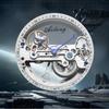 AILANG New Automatic Skeleton Mechanical Watch Men Korean Fashion Waterproof Men's Mechanical Watch