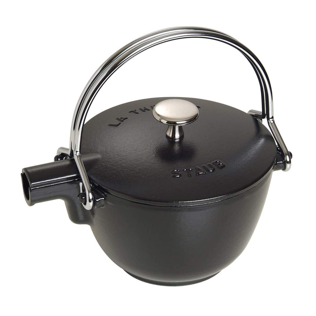 Staub Round Teapot, Black, 40509-421 (1650023) чёрный