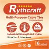 75 Pcs Cable Zip Tie Base Saddle Type Mounts with 6 Inch & 0.19 Inch Cable Ties and Stainless Steel Screw, Anchor Wire Cable Clips Organizer Holders