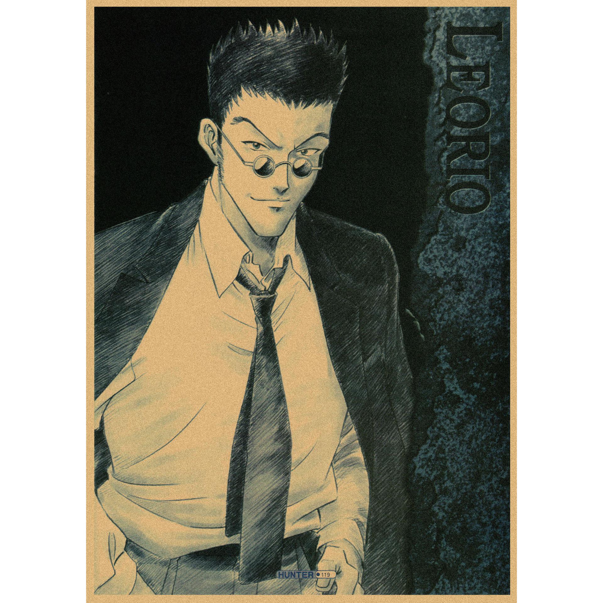

Hunter x Hunter Retro Kraft Paper Wall Poster - Japanese Anime Decor for Bar or Cafe 42X29.7cm (A3 size)