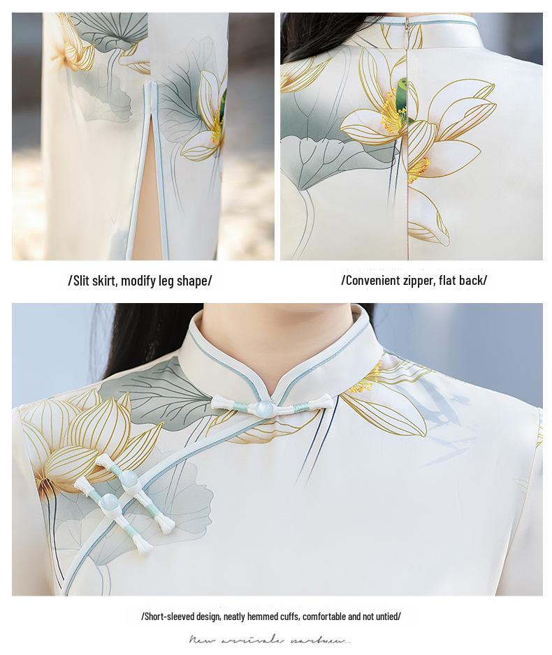 Modern 2024 Summer Cheongsam: Young, Stylish, and Casual National Dress