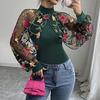 Nuovi Top Estivi da Donna con Ricami Floreali e Pizzo Cucito Design alla Moda