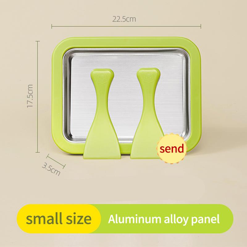 Domácí výrobník rolované zmrzliny Malý dětský domácí jogurtový pudink Nerezová pánev na smaženou ledovou zmrzlinu Stroj na smaženou ledovou zmrzlinu