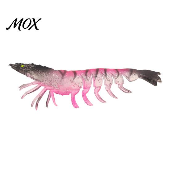 Glitter Shrimp Lure 9.5cm/4.8g TPE Soft Bionic Bait, Realistic Lure, Simulation Fishing Lures Prawn Swim Bait for Freshwater Saltwater Trout