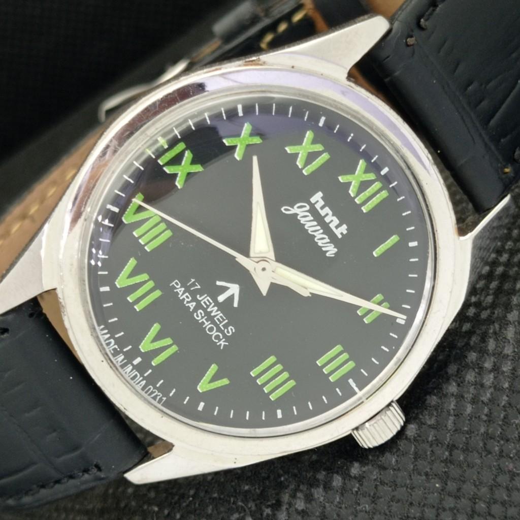

USED HMT JAWAN INDIAN MENS MECHANICAL WATCH a307620-1 Sku584b-a307620