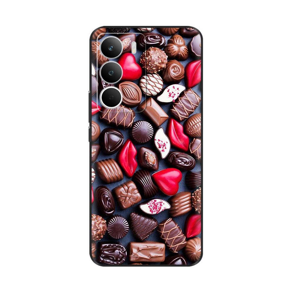 Für Realme C71 Hülle Niedliche Blumen Bemalte Abdeckung Weiche Silikon Handyhülle Für Realme C71 C 71 RealmeC71 4G Rückseite Hülle Coque Capa