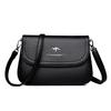 Small Square-shaped Crossbody Bag, Soft Leather, Middle-aged Mother's Bag, Single Shoulder Bag, Small Bag Casually