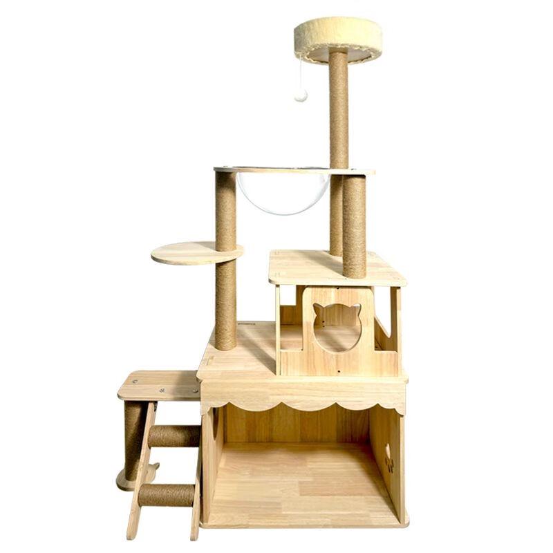Aomengming Integrated Cat Tree & Litter Box