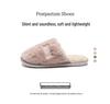2026 Women's & Men's Non-Slip Warm Plush Closed-Toe Cotton Slippers for Autumn/Winter Indoor Use