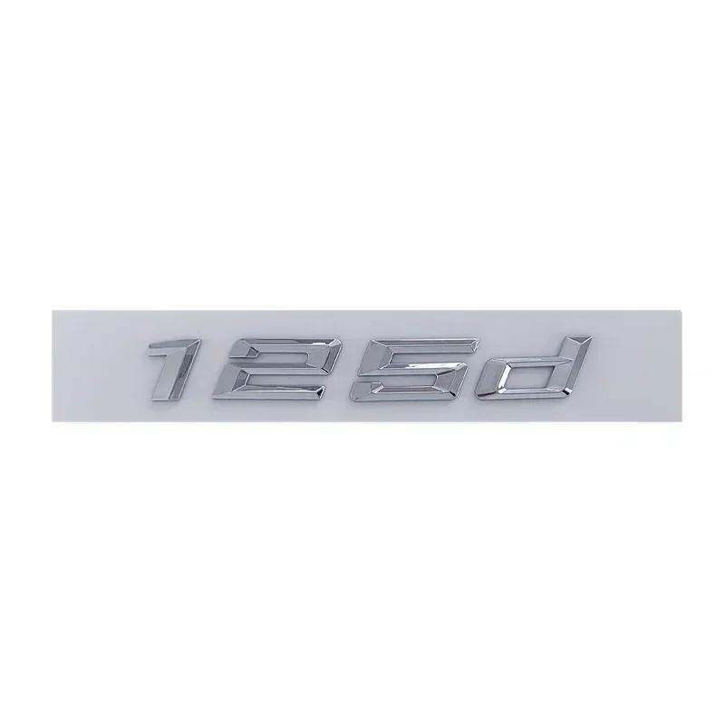 ABS 3D Car Rear Trunk Letter Badge Emblem Exterior for BMW 116d 118d 120d 125d 135d 218d 220d 240d Auto Modification Accessories