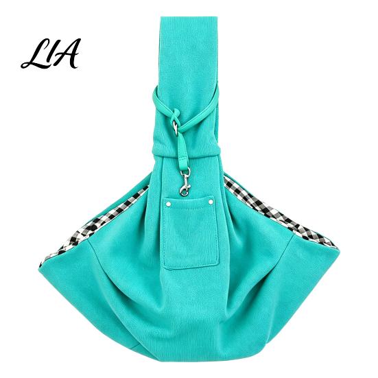 Compact Pet Travel Sling Crossbody Cat Carrier, Portable Hands Free Sling, Snap Closure, for Teddy Carrying Bag with Safety Buckle Small Dogs And Cats