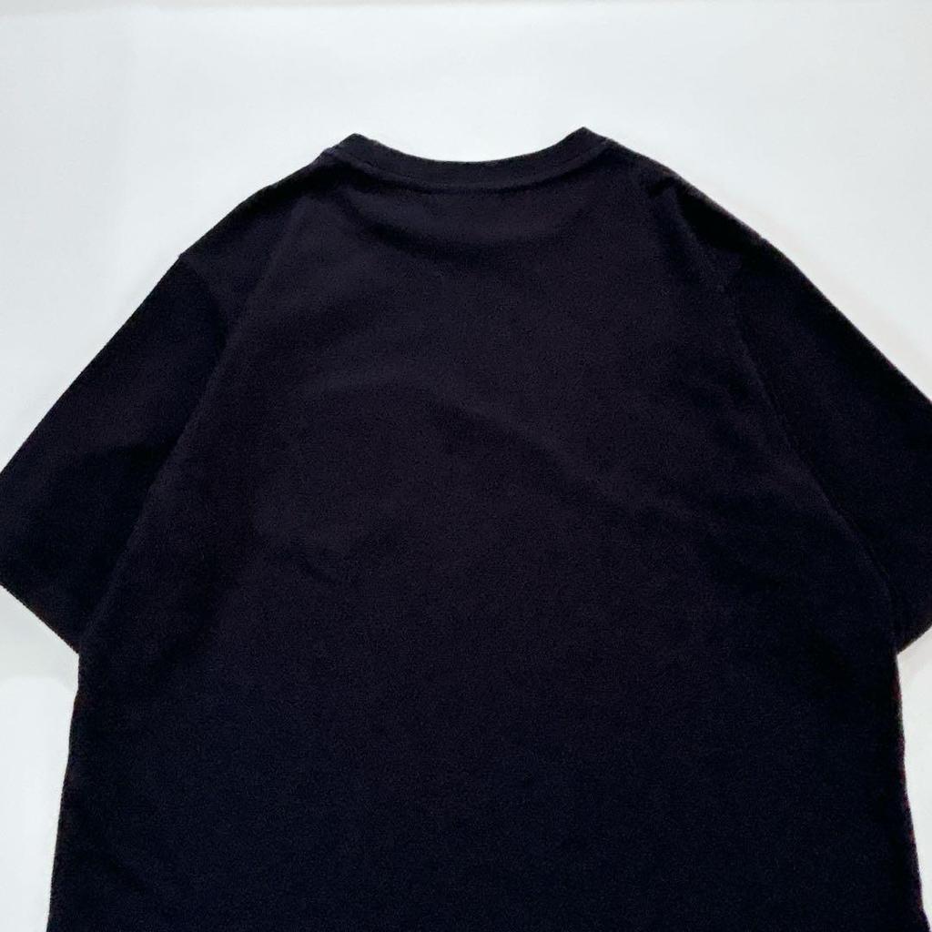 Used LACOSTE Pique Pocket Short Sleeve T-Shirt Navy M