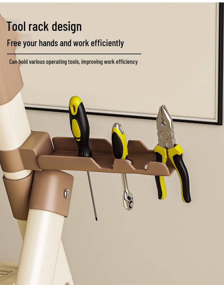 Portable Lightweight A-Frame Household Folding Ladder - Multifunctional & Compact Design