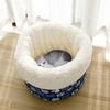 Winter Cat Bed Basket Plush Warm Puppy Kennel Nest Medium Small Dogs Thicken Sleeping Bag Soft Comfortable Pet Kitten Cave House