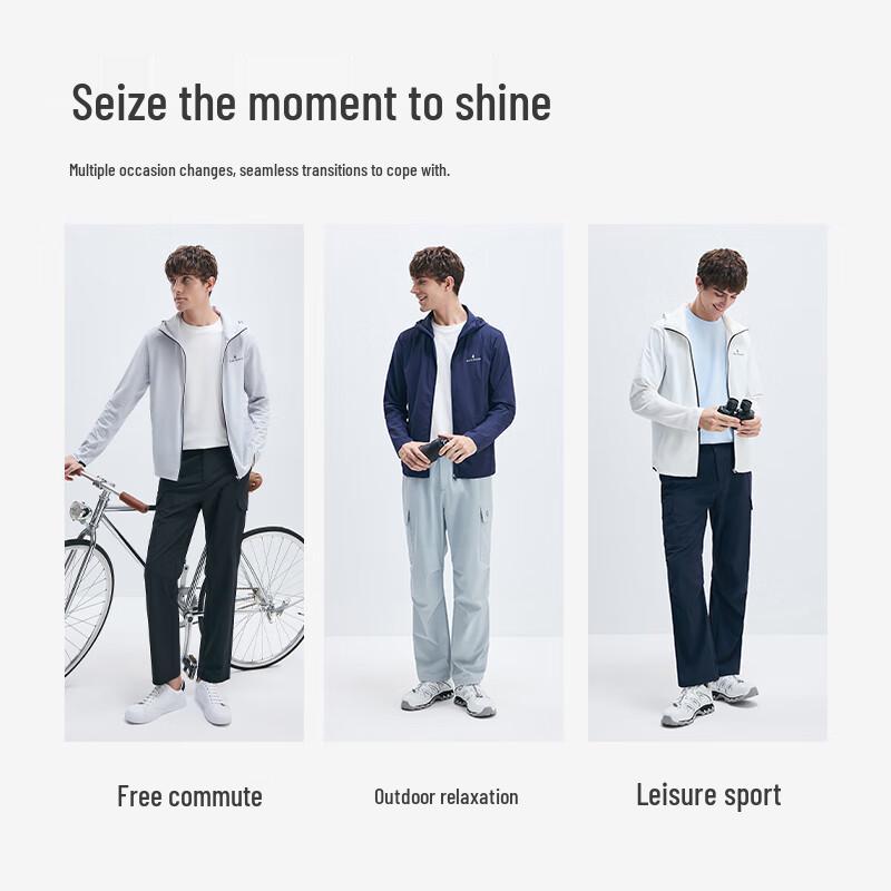 Navigare Men's Hooded Sun Protection Jacket