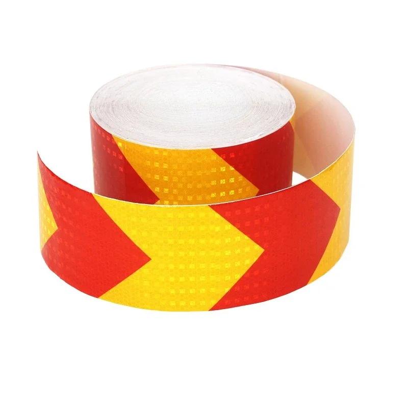 5x300cm Arrow Reflective Tape Car Sticker Safety Warning Mark Self Adhesive Tape