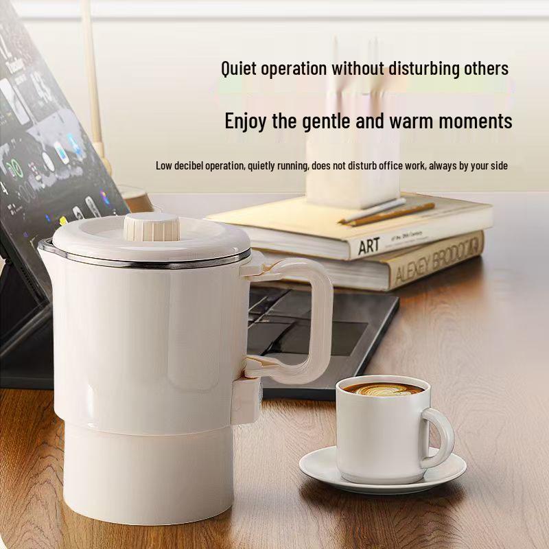 German Compact Foldable Electric Kettle - Stainless Steel Portable Travel & Outdoor Use CN Plug 220V (Barcode Applicable)