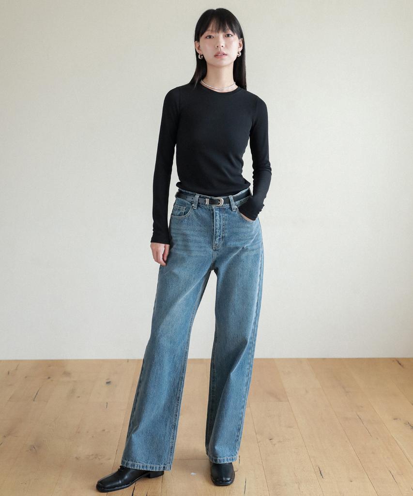 LOSSYROW Lossy Layered Long-Sleeved T-Shirt_Black