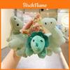 Adorable 2024 Dinosaur Plush Keychain Cute Pp Cotton Bag Car Chain Decoration