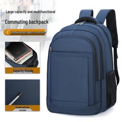 Large Capacity Printed Logo Laptop Backpack for Business, Travel, and School